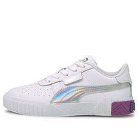 (PS) PUMA Cali Bubbles Sneakers White/Purple 380124-01