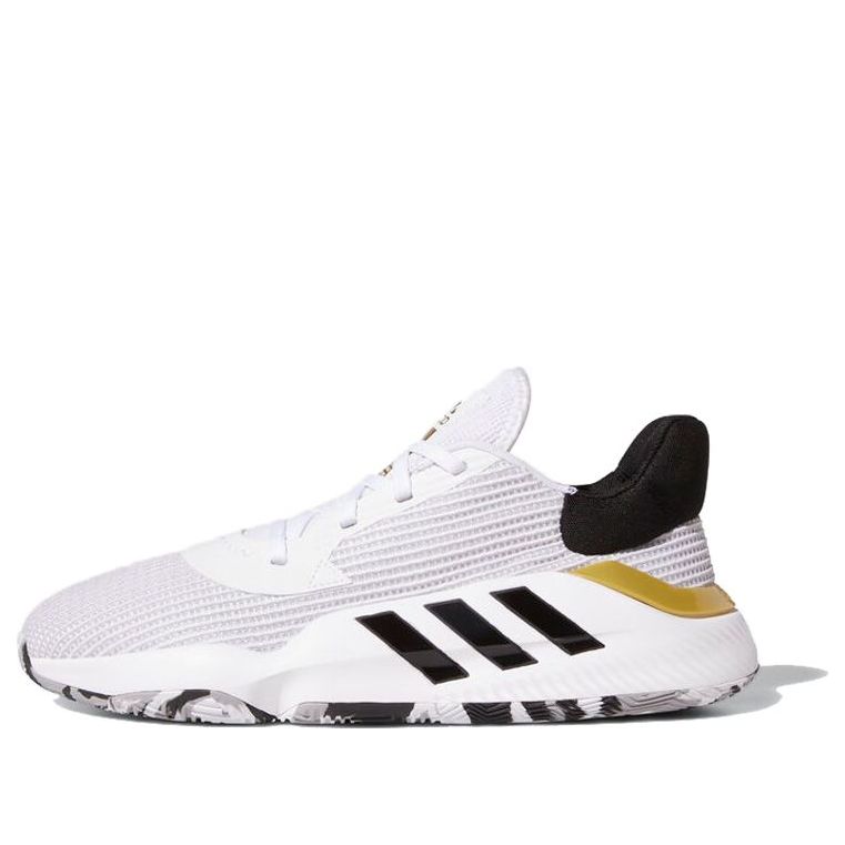 adidas Pro Bounce 2019 Low 'White Black Gold' EF0472