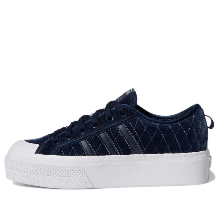 (WMNS) adidas Nizza Platform 'Dark Blue White' H02685