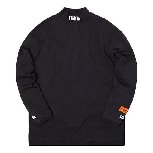 HERON PRESTON Unisex Printing Embroidery Swea Black HMAB007F196000160401