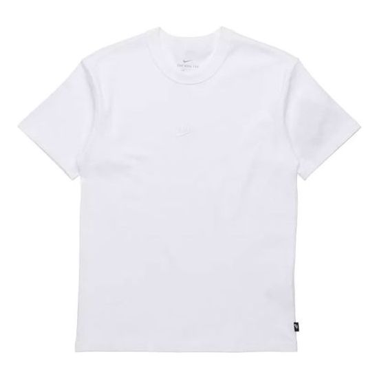 Nike Solid Color Round Neck Casual Short Sleeve White DO2052-100