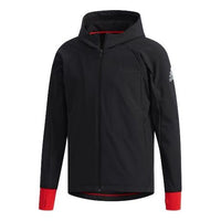 adidas Wk Shell Jk Casual Sports Woven Hooded Jacket Black CZ2173
