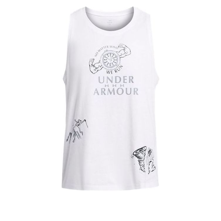 Under Armour We Run Singlet 'White' 1383413-100