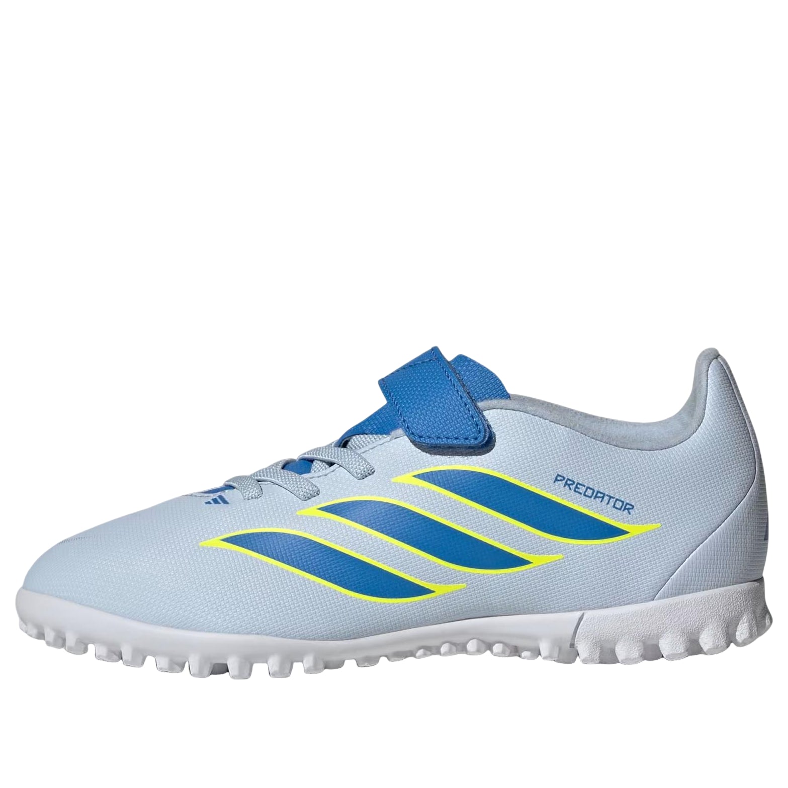 (GS) adidas Predator Club Turf 'Crystal Sky Ray Blue Team Solar Yellow 2' JS0368