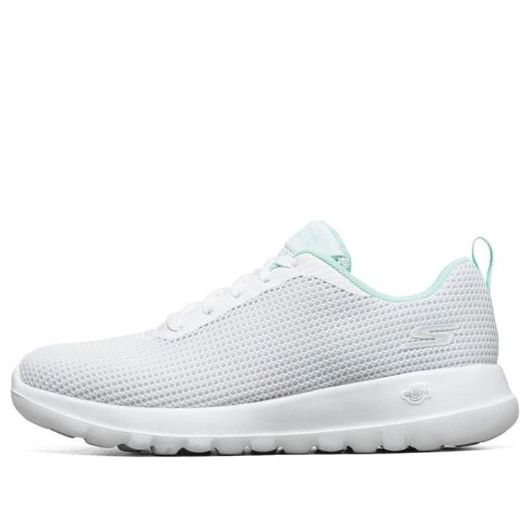 (WMNS) Skechers Go Walk Joy Running Shoes White/Green 15641-WMT