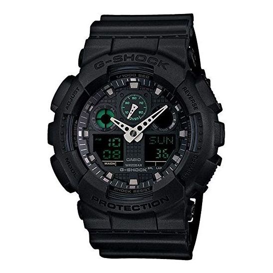 CASIO G-Shock Analog-Digital 'Black' GA-100MB
