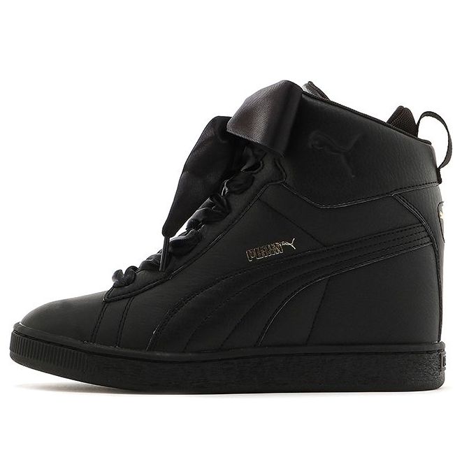 (WMNS) PUMA Basket Tip Toe Black 372376-01