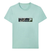 FILA Alphabet Printing Athleisure Casual Sports Round Neck Short Sleeve Green F11M138170F-TQ