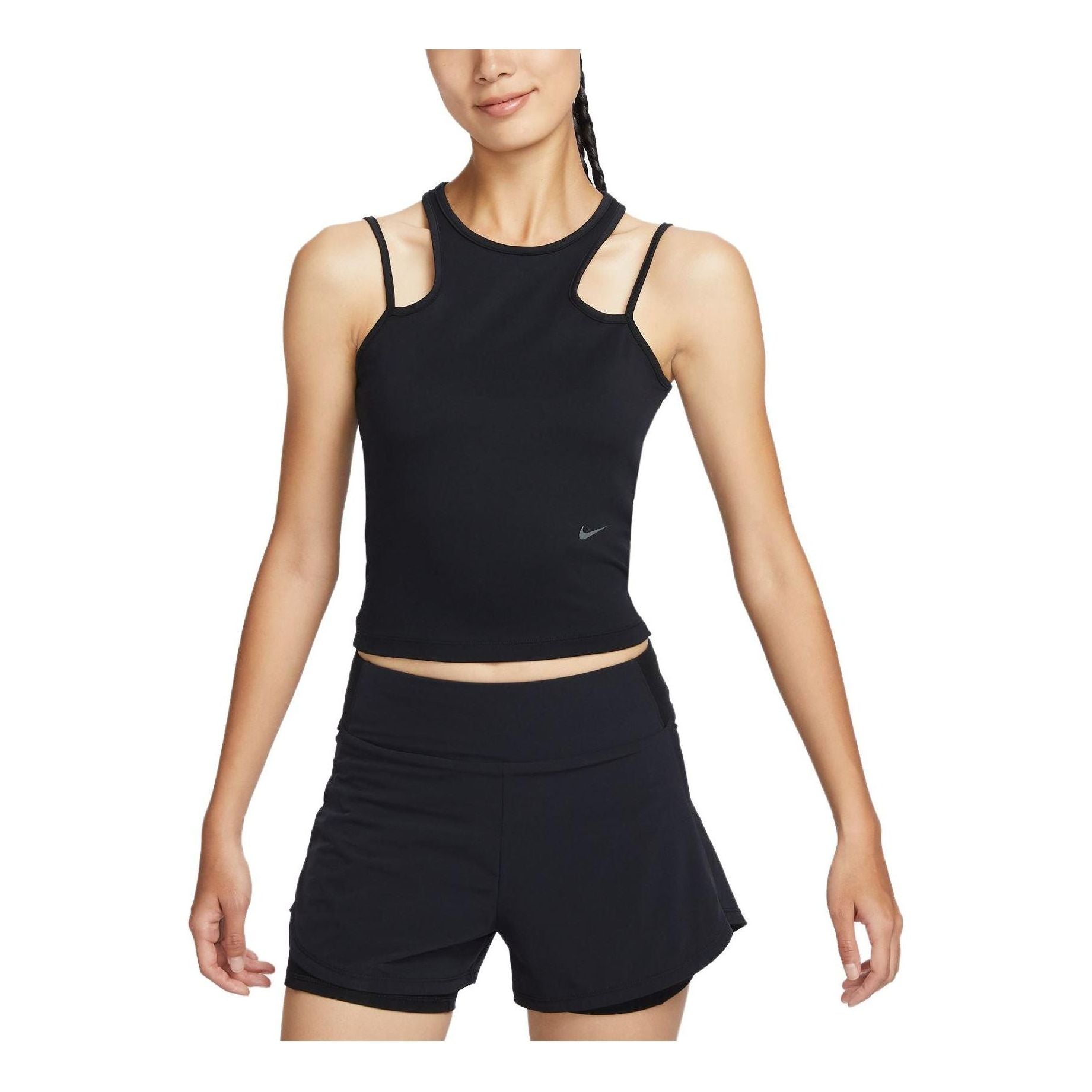 (WMNS) NIKE Dri-Fit Sports Vest 'Black' DX6488-010