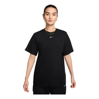 (WMNS) Nike Sportswear Small Swoosh T-shirt Asia Sizing 'Black' FD4150-010