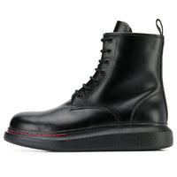 Alexander McQueen Ankle Leather Boot 'Black' 586191WHX511000