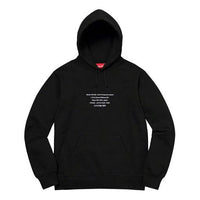 Supreme FW19 Week 11 HQ Hooded Sweatshirt Black SUP-FW19-983