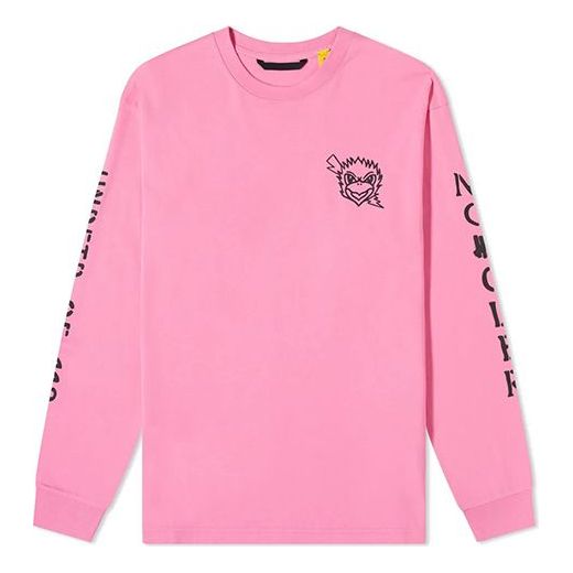 Moncler x Undefeated Combination Printed Cotton Long Sleeve Pink 8D703-10-V8189-528