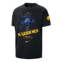 Nike Golden State Warriors Courtside NBA T-Shirt Asia Sizing 'Black' HJ2706-010
