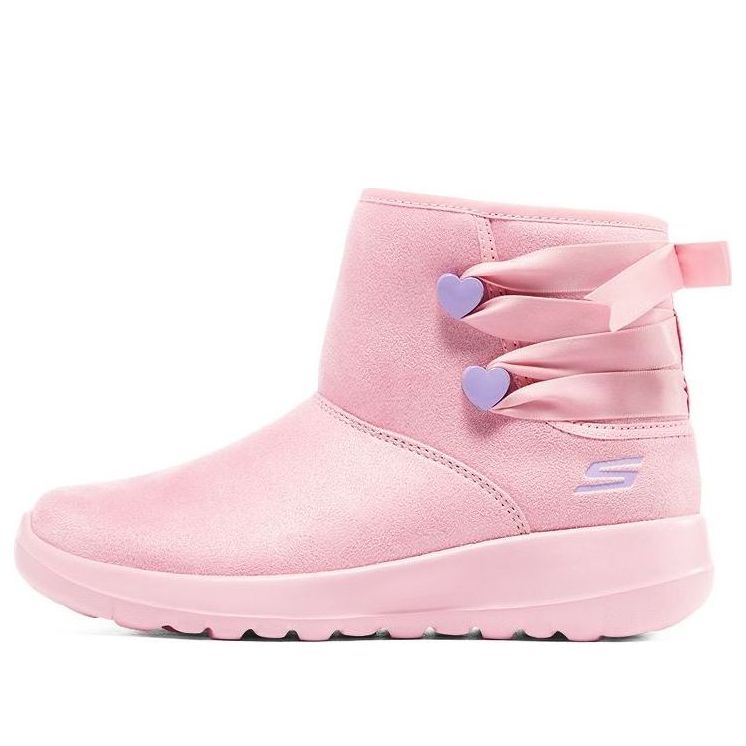 (GS) Skechers Comfy Boots 'Pink' 302921L-PKLV
