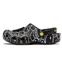 (WMNS) Crocs Smiley World Classic Clogs 'Black White Yellow' 873137