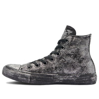 Converse Chuck Taylor All Star Luxe Leather 'Black Gray Silver' A05086C