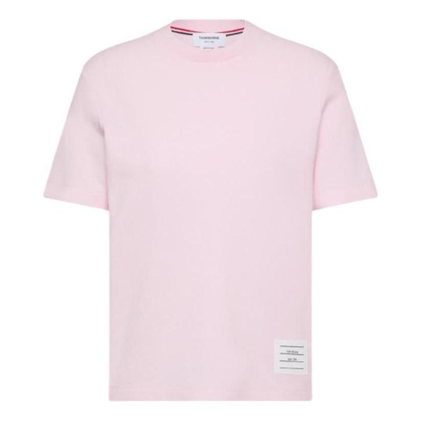 (WMNS) THOM BROWNE Short Sleeve T-Shirt 'Pink' FJS207A-00050-680