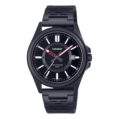 CASIO Analog 'Black' MTPE700B1E