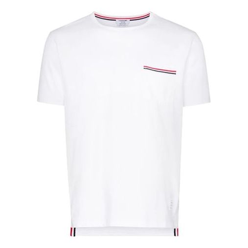 THOM BROWNE Short Sleeve T-Shirt 'White' MJS010A-01454-100