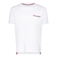 THOM BROWNE Short Sleeve T-Shirt 'White' MJS010A-01454-100