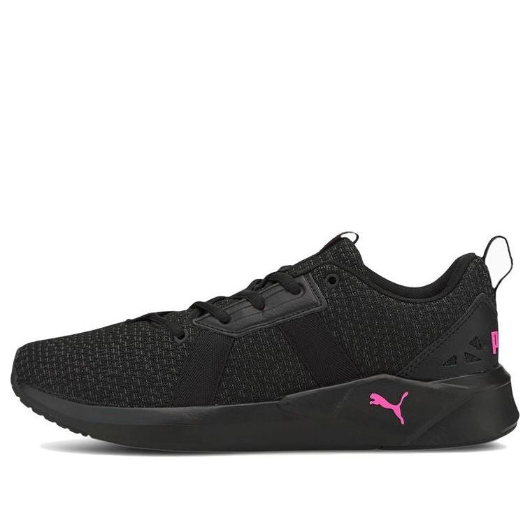 (WMNS) PUMA Chroma Knit Black/Pink Low sneakers 193776-01