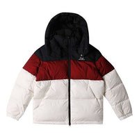 New Balance Winter Warm Puffer Jacket Asia Sizing 'White Black Red' NPA43013-BUR