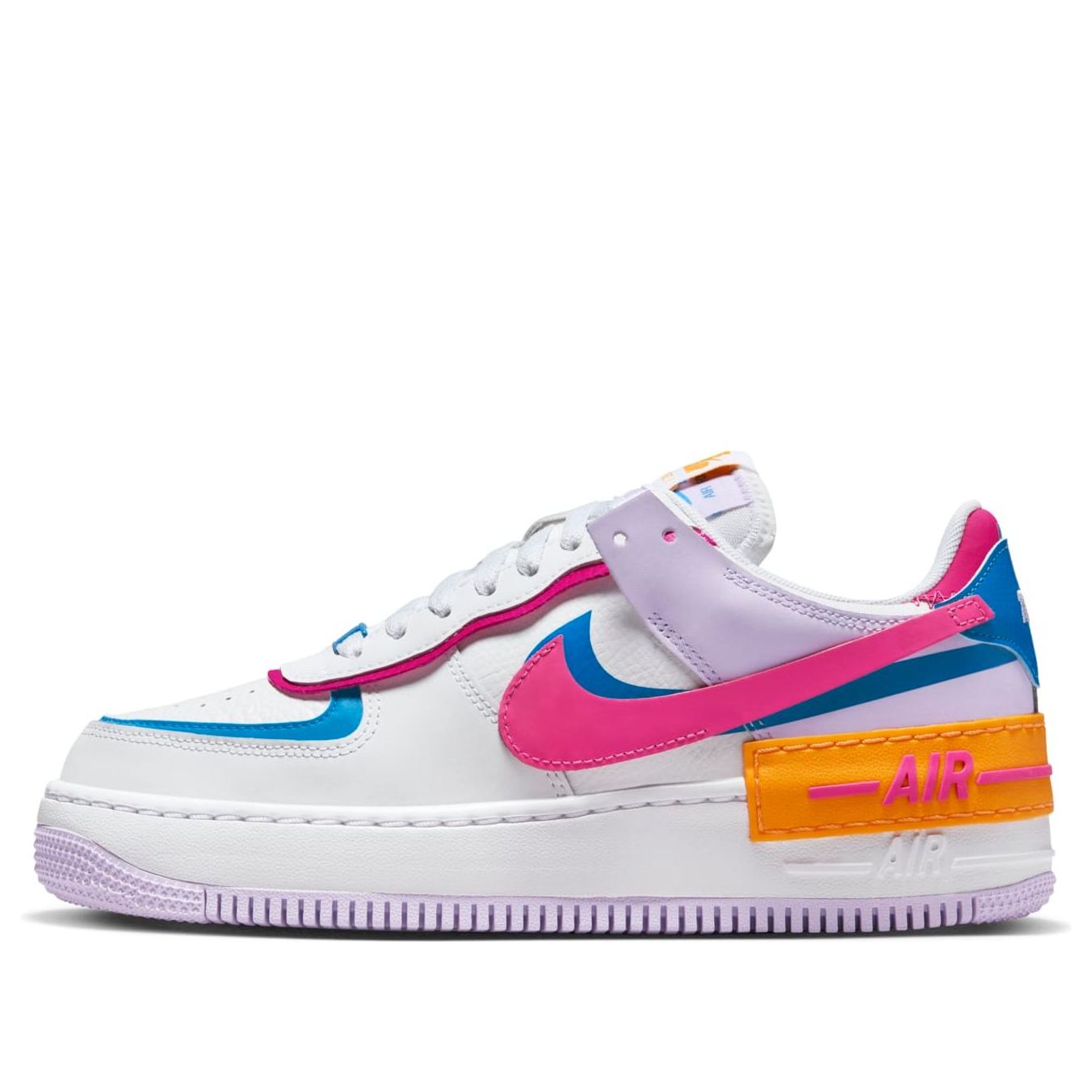 (WMNS) Nike Air Force 1 Shadow 'White Photo Blue Lilac Bloom Pink' HF5064-100