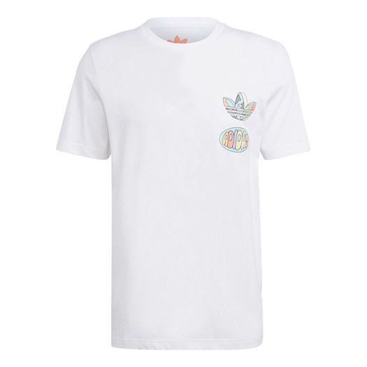 adidas originals Enjoy Summer Front/Back Graphic Tee 'White' IT8181