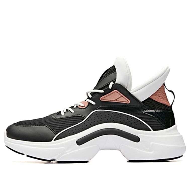 (WMNS) ANTA Life Series Sneakers 'Black White Gold' 12938830-1