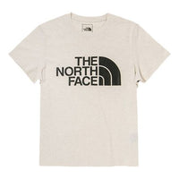 THE NORTH FACE Outdoor Casual Short Sleeve Creamy White 4NF7-0ZX