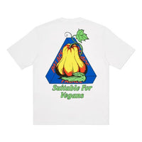 PALACE Nein Cheese Nein Egg T-Shirt White Back Printing Short Sleeve Unisex P19TS296