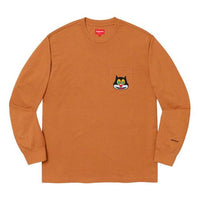 Supreme FW19 Week 4 Cat L/S Pocket Tee Chest Kitten Long Sleeves Unisex SUP-FW19-483