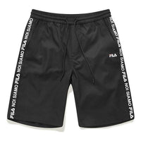 FILA Side Webbing Drawstring Shorts Black F11M021605F-BK