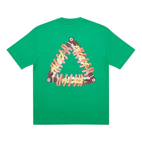 PALACE Tri-Pumping Pattern Printing Short Sleeve Unisex Green PAL-SS20-94