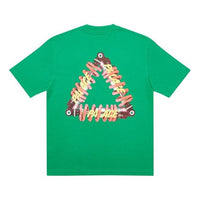 PALACE Tri-Pumping Pattern Printing Short Sleeve Unisex Green PAL-SS20-94