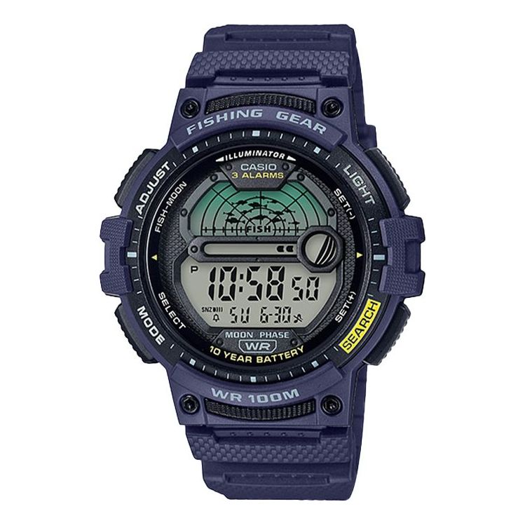 CASIO Sports Quartz Waterproof Mens Black Digital WS-1200H-2A