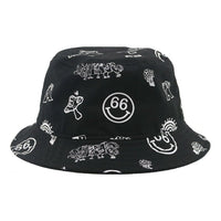 Vans Casual Graphic Bucket Hat 'Black White' VN0A5H8G7CH