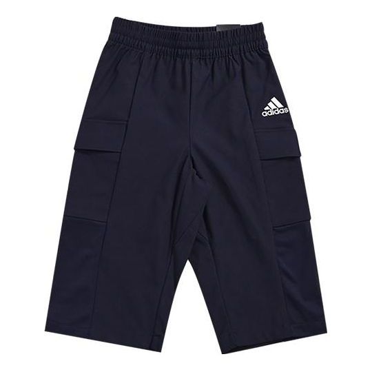 adidas Essentials French Terry Cargo Shorts 'Navy' IA8218