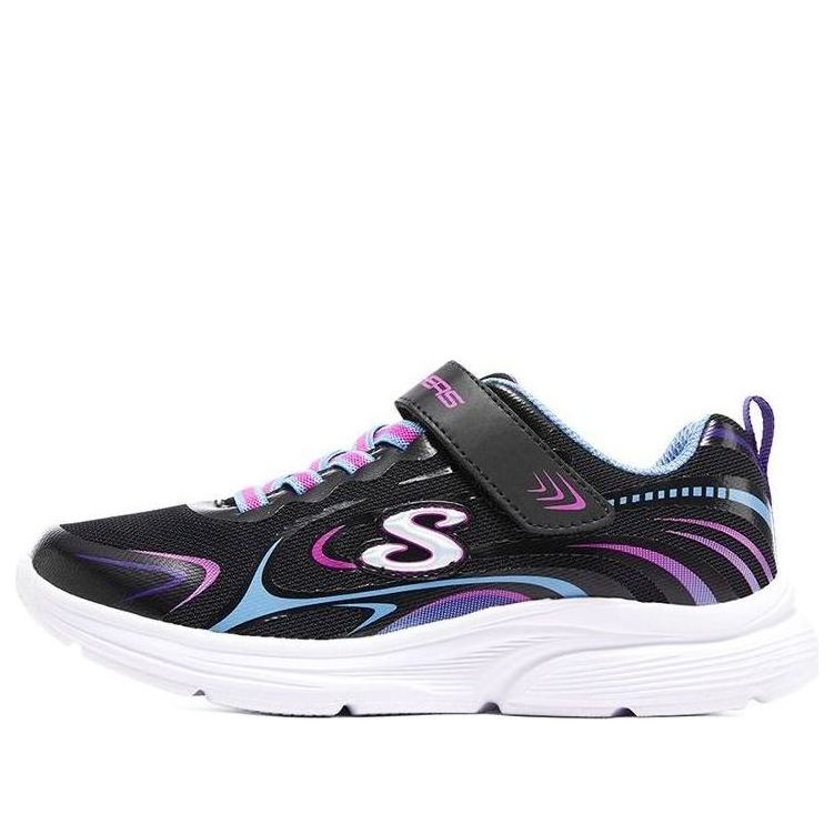(GS) Skechers Wavy Lites Shoes 'Black Pink Blue' 303520L-BKMT