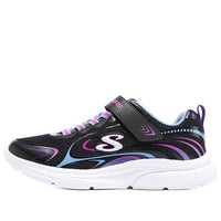 (GS) Skechers Wavy Lites Shoes 'Black Pink Blue' 303520L-BKMT