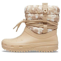 (WMNS) Crocs Classic Neo Puff Luxe Boots 'Beige White' 207312-2E9