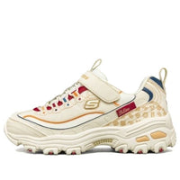 (GS) Skechers D'Lites Low Running Shoes White/Red 302520L-WMLT