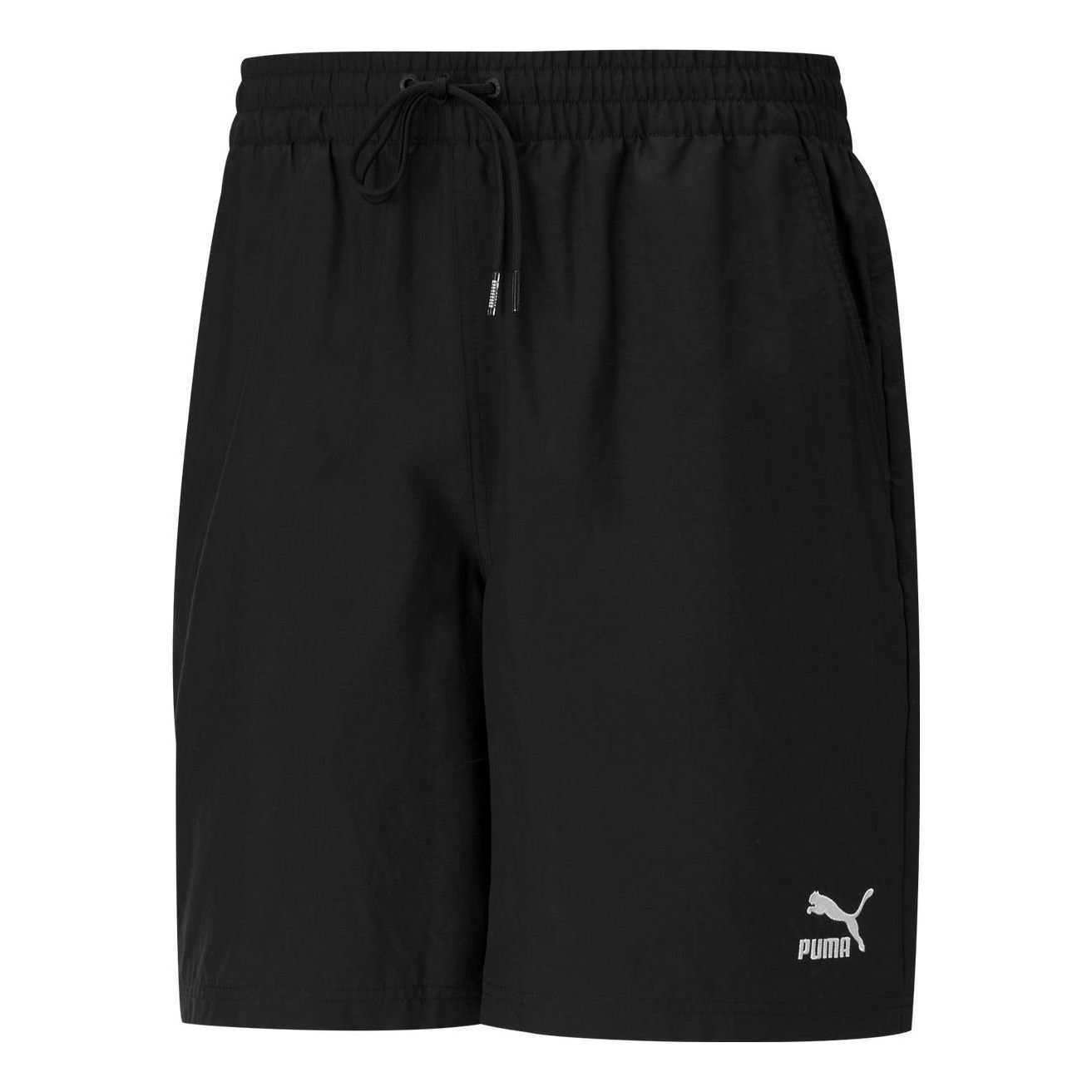 PUMA Logo Classics 8" Shorts 'Black White' 531424-01