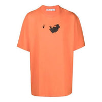 Off-White FW21 Jumbo Marker Arrow Pattern Printing Short Sleeve Loose Fit OMAA038F21JER0082010