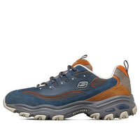 Skechers D'Lites 1.0 Low-Top Running Shoes Blue 237154-NVOR