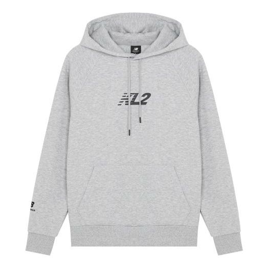 New Balance Embroidered Logo Sports Pullover Gray MT13580-AG