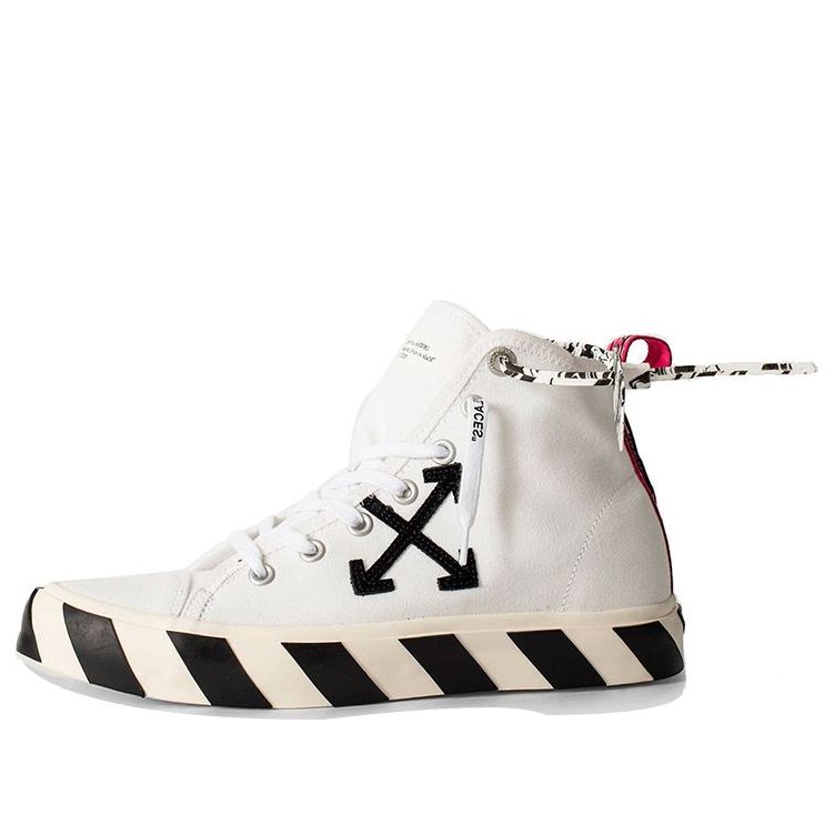 Off-White Vulc Sneaker Mid 'White Black' OMIA119E20FAB0010110