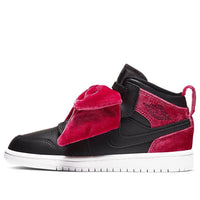(PS) Air Jordan 1 Mid Bow 'Black Noble Red' CK5677-006