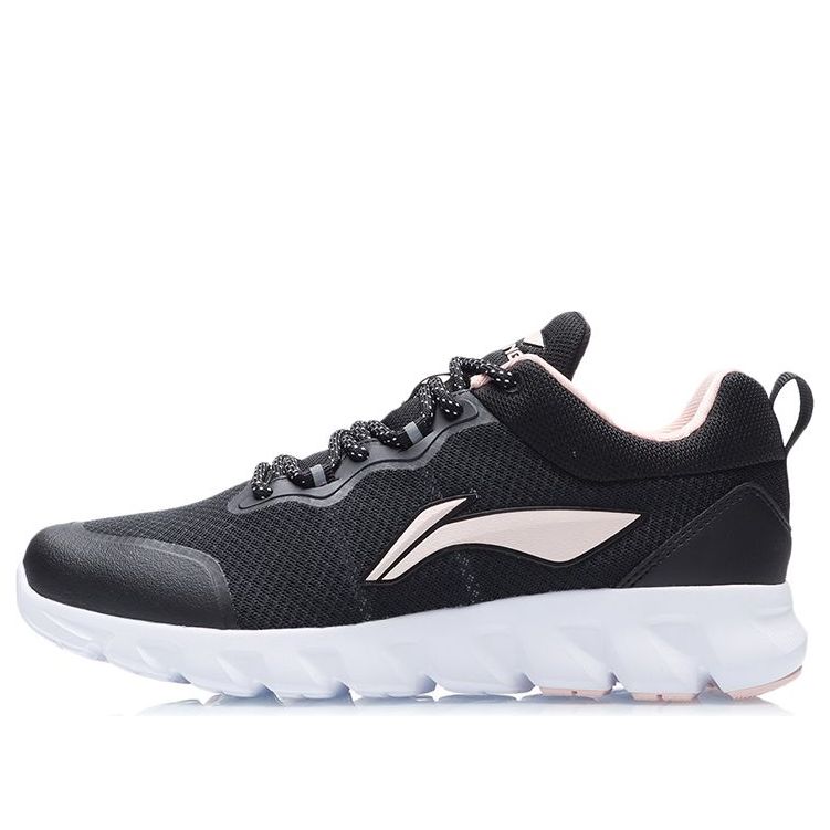 (WMNS) Li-Ning Running Shoes 'Black Pink' ARHR136-1